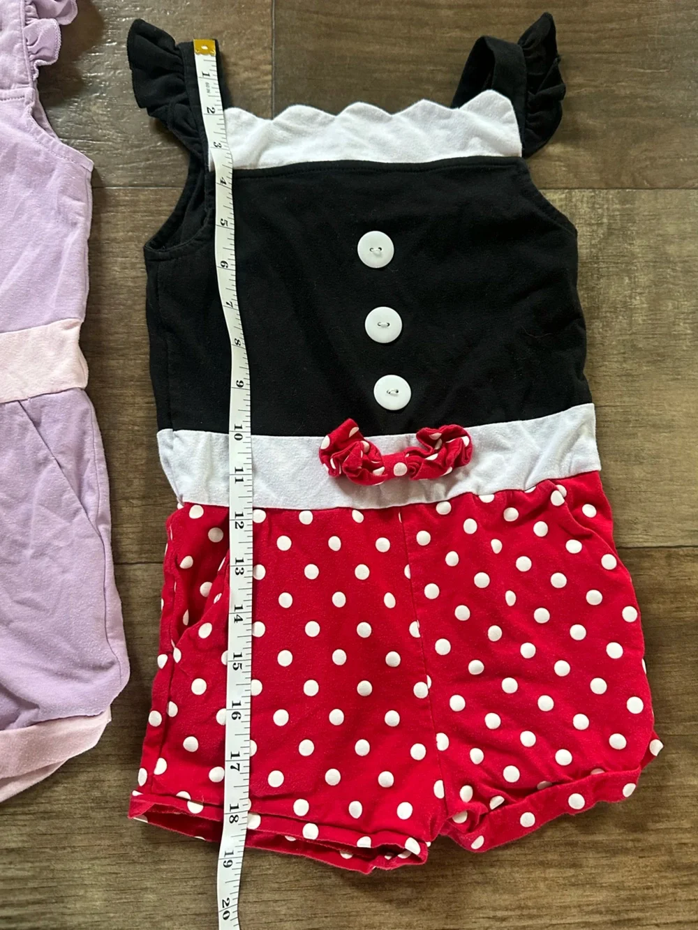 Lilytots princess and Minnie themed rompers size 3-4